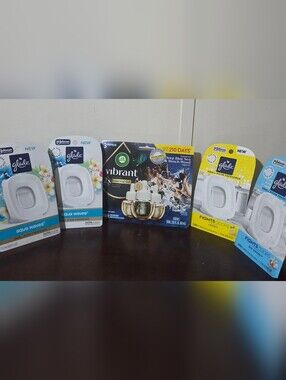 Glade Aqua Waves And Lemon Small Room Air Freshners And Air Wick Refills